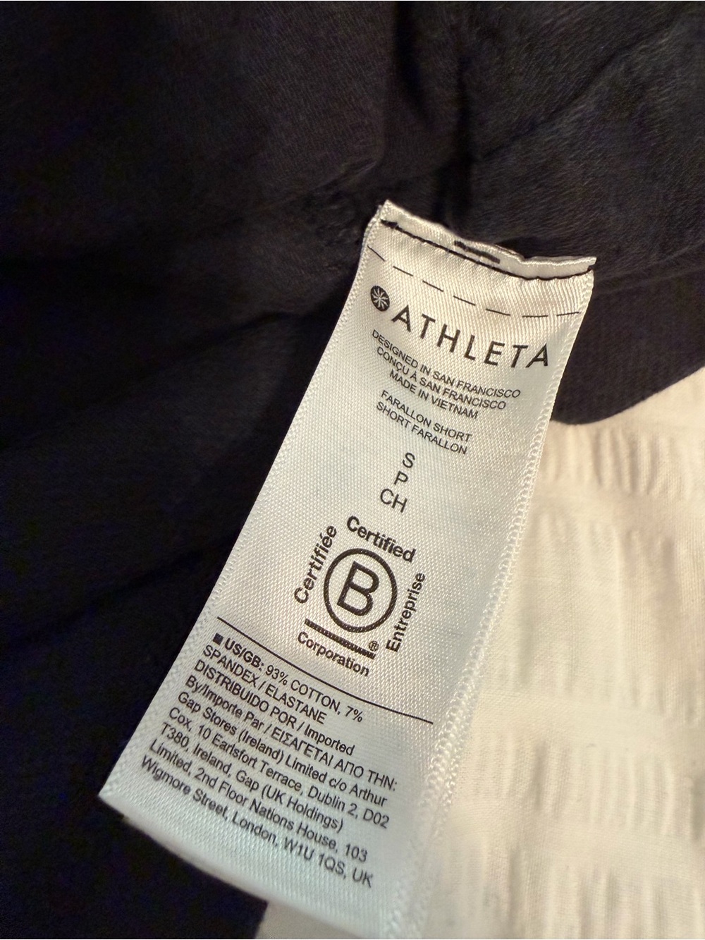 ATHETA FARALLON SHORT SIZE SMALL BLACK - Picture 5 of 5